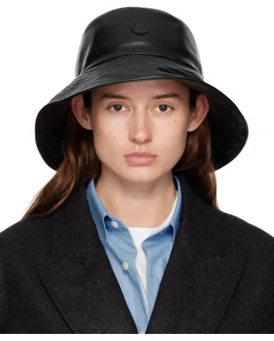 Moncler Genius Moncler x EE72 レザー バケットハット - サムネイル1