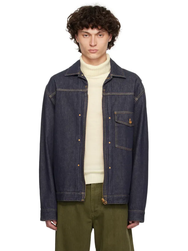 Moncler Genius Moncler Genius Mercedes-Benz by NIGO ネイビー Nepit デニムジャケットの商品画像
