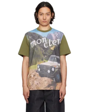 Moncler Genius Mercedes-Benz by NIGO カーキ 半袖Tシャツ - サムネイル1