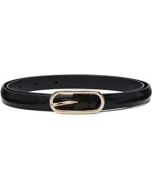 Anderson's Super Skinny Lizard Leather Oval バックルベルト - サムネイル1