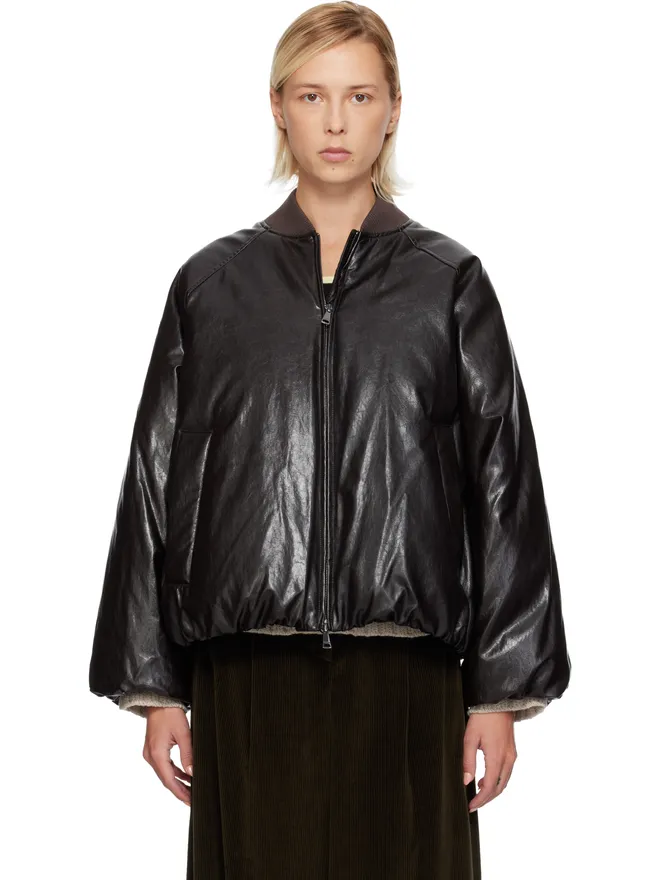 Weekend Max Mara Weekend Max Mara Potente フェイクレザー ダウンジャケットの商品画像