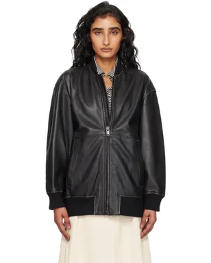 Weekend Max Mara Tattico レザージャケット - サムネイル1