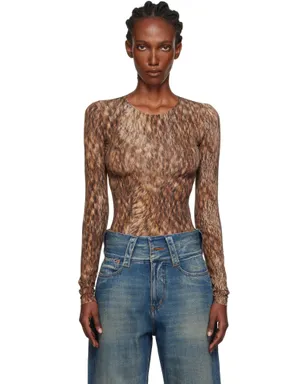 MM6 Maison Margiela プリント ジャージ ボディスーツ - サムネイル1