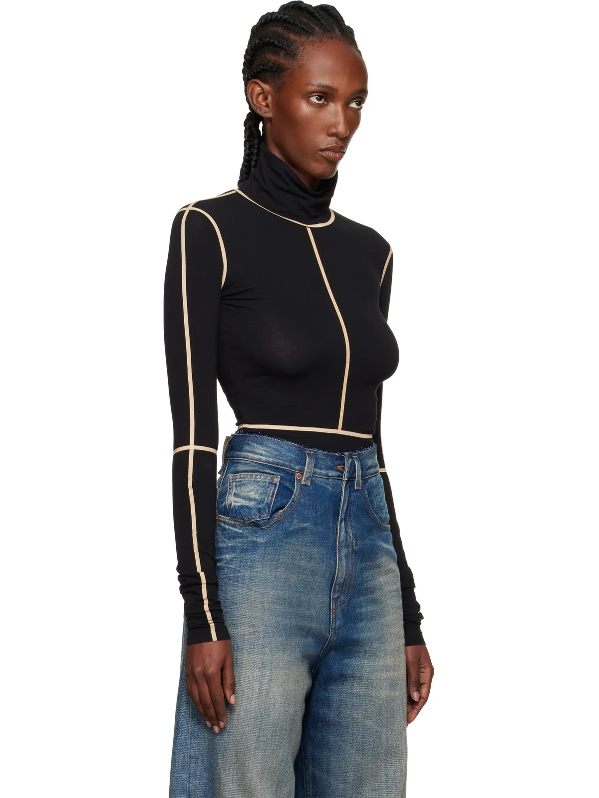 MM6 Maison Margiela 長袖ボディスーツ - 画像2