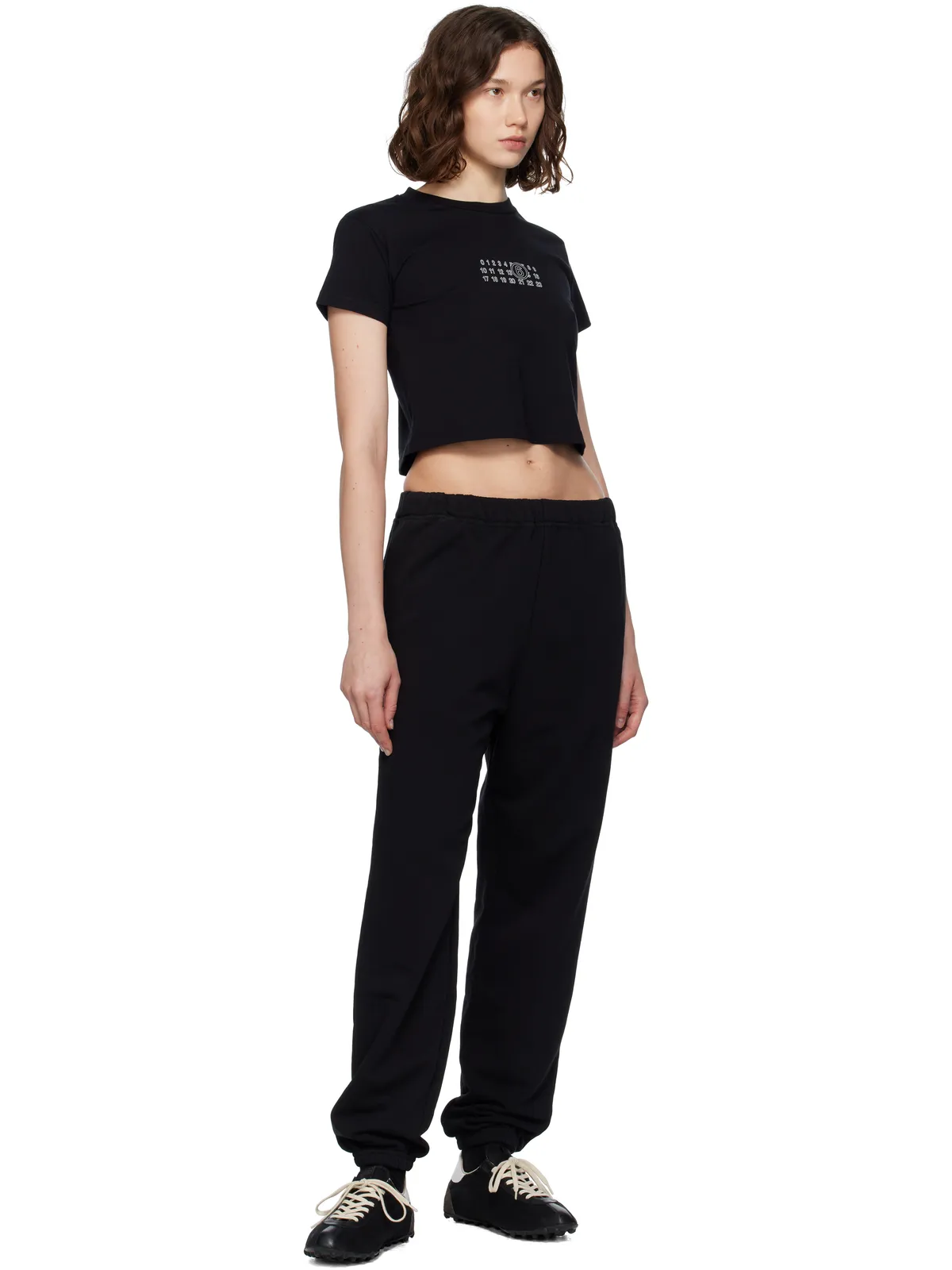 MM6 Maison Margiela ロゴ スウェットパンツ - 画像4