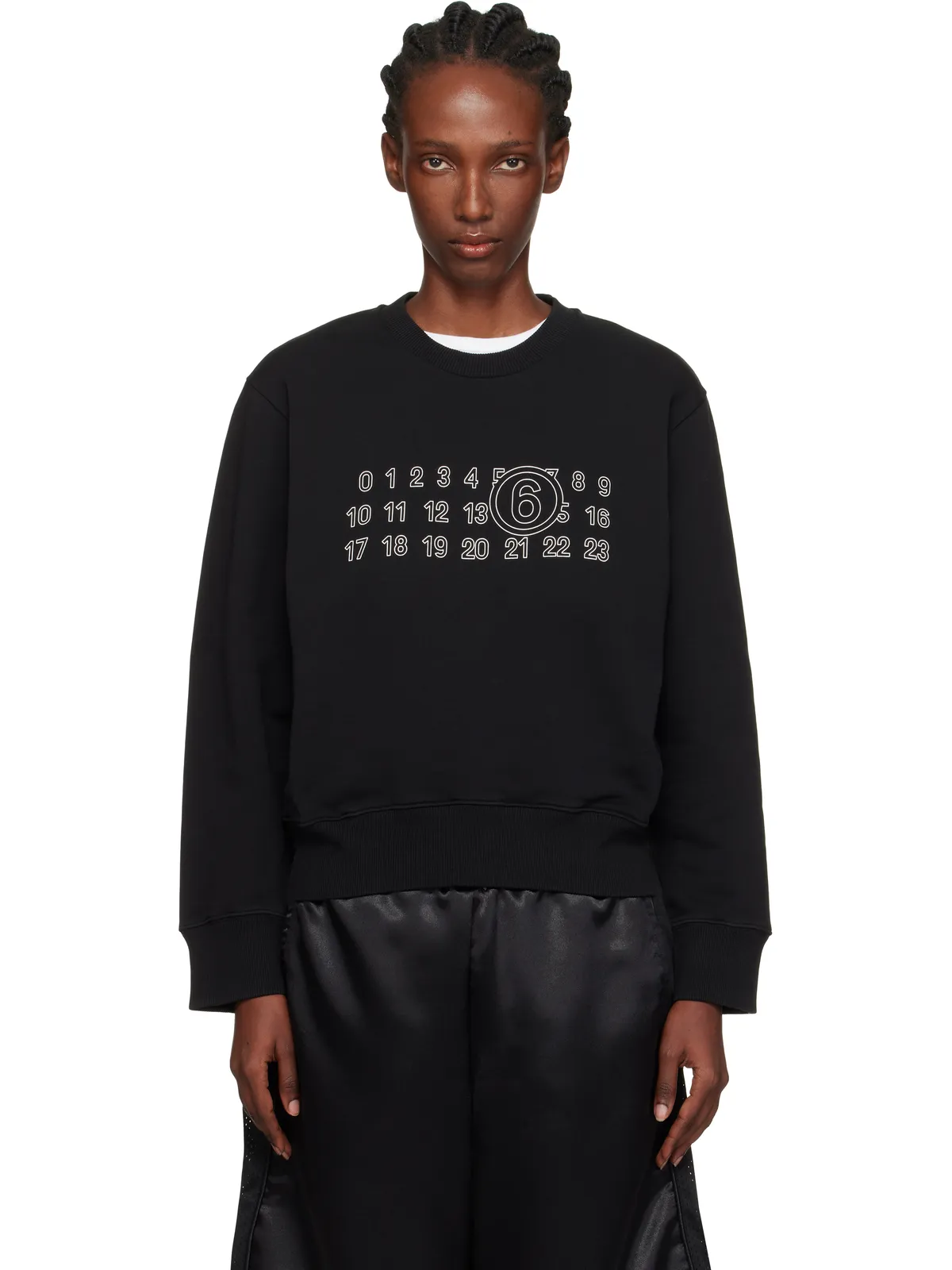 MM6 Maison Margiela Unbrushed Sweat Jersey スウェットシャツ - 画像1