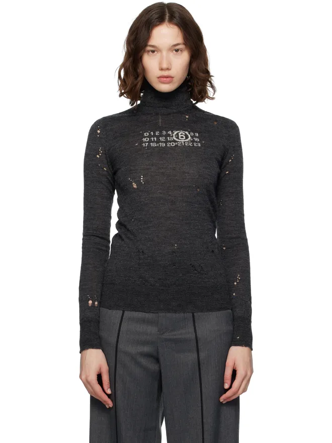 MM6 Maison Margiela MM6 Maison Margiela ウール タートルネックの商品画像