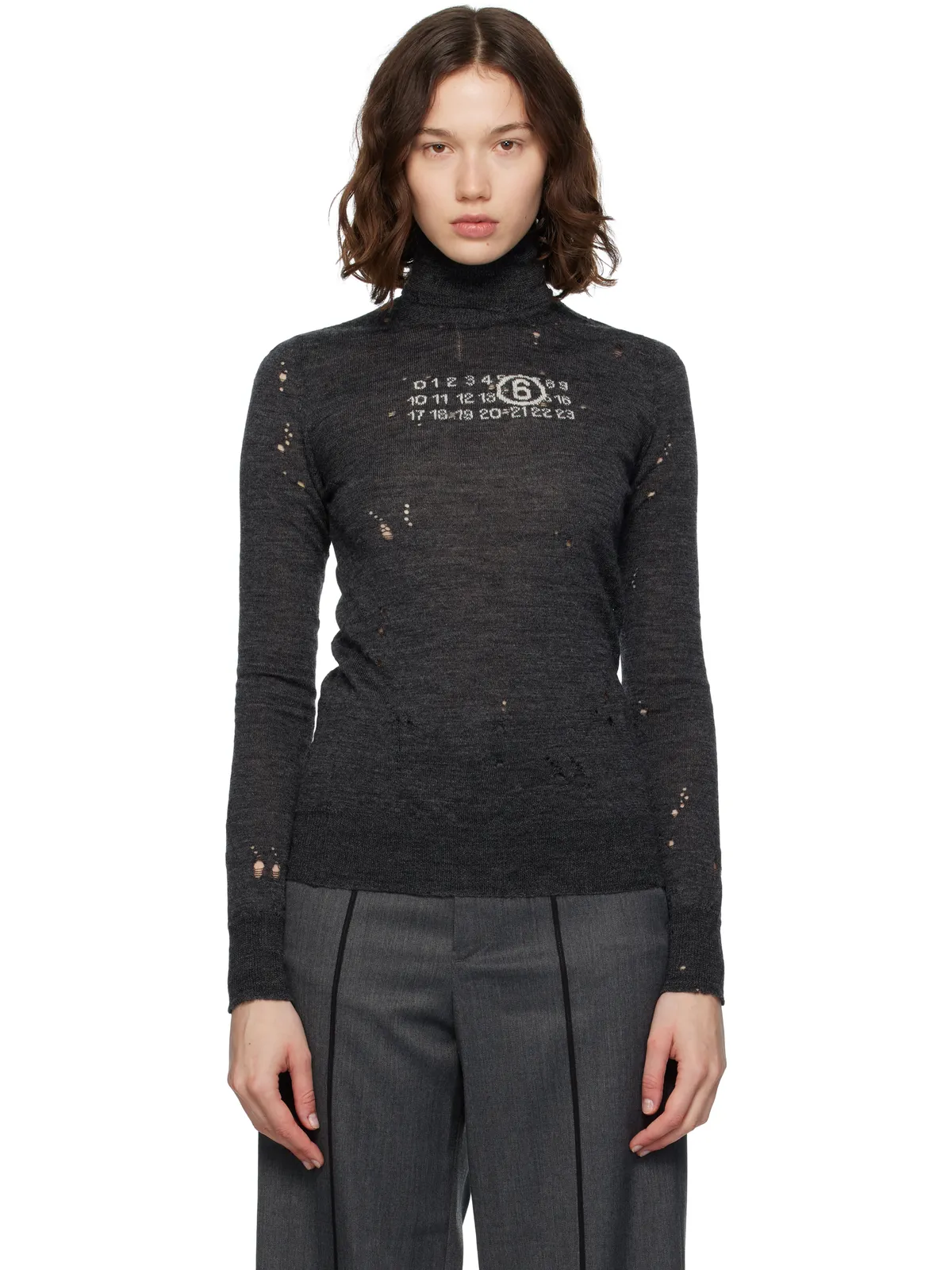 MM6 Maison Margiela ウール タートルネック - 画像1