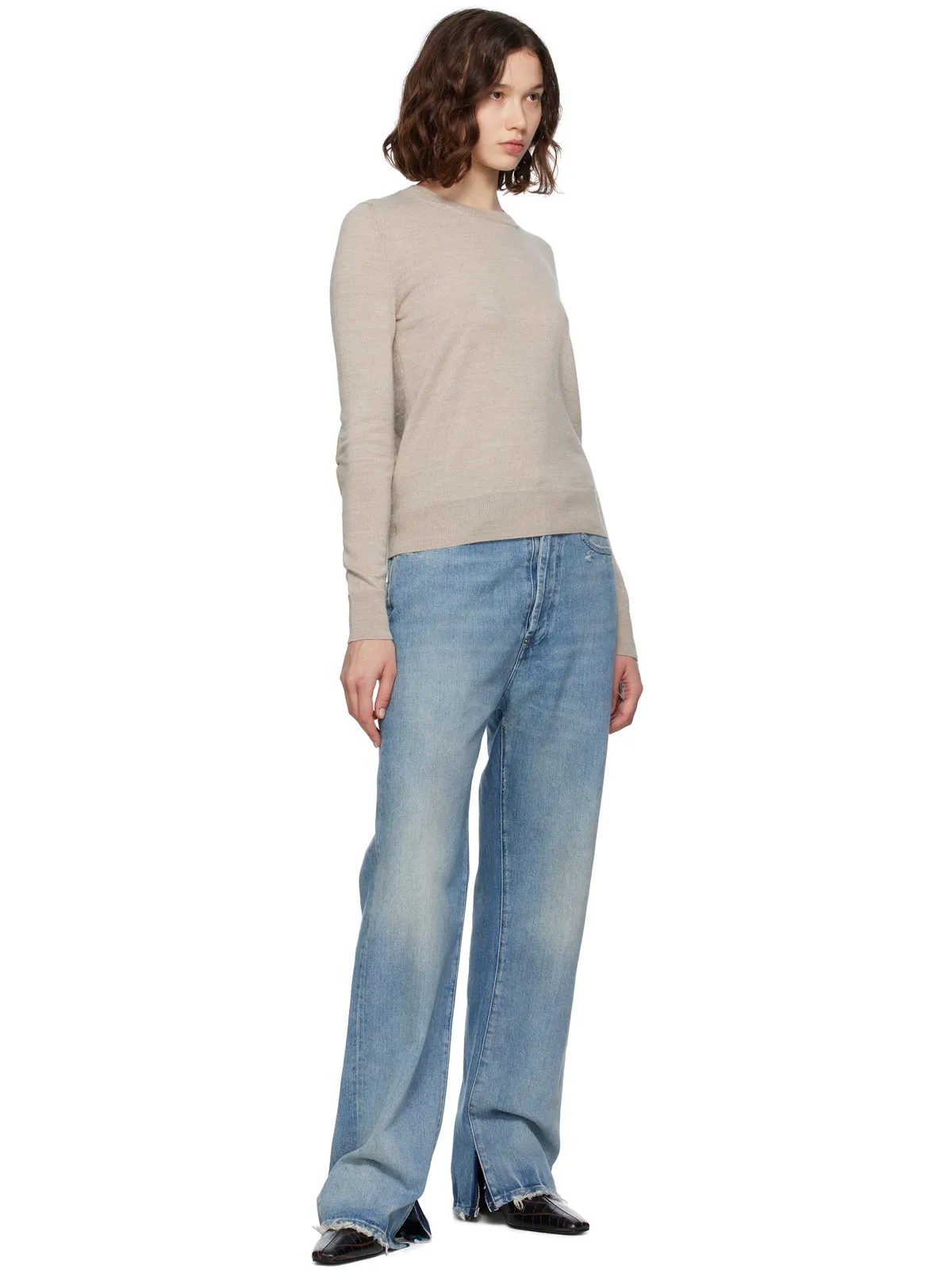 MM6 Maison Margiela エルボーパッチ セーター - 画像4