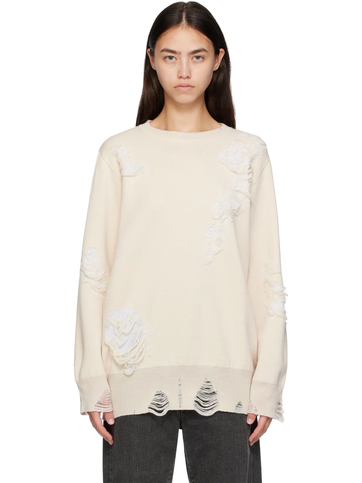 MM6 Maison Margiela ダブルフェイス セーター - 画像1