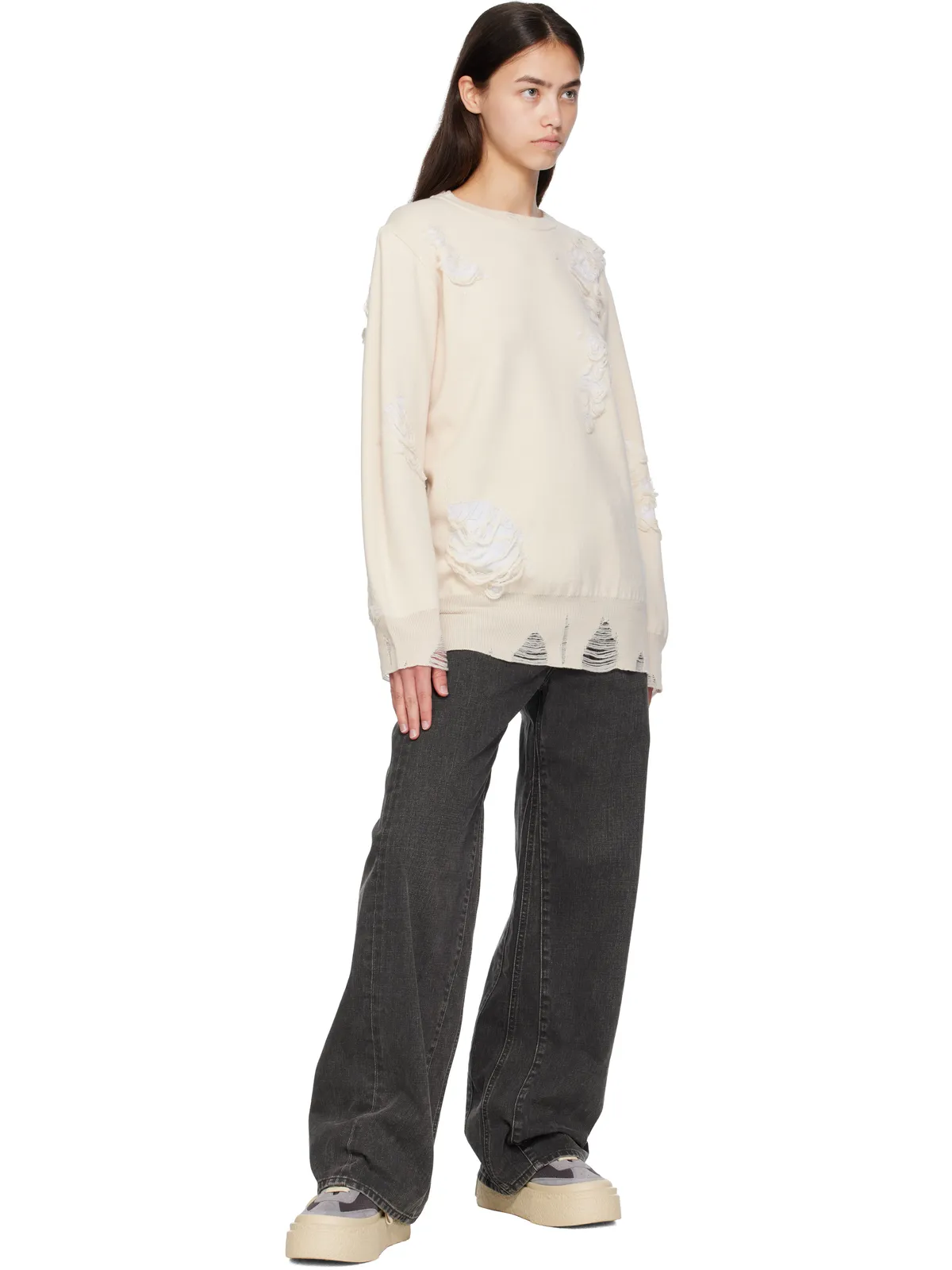MM6 Maison Margiela ダブルフェイス セーター - 画像4