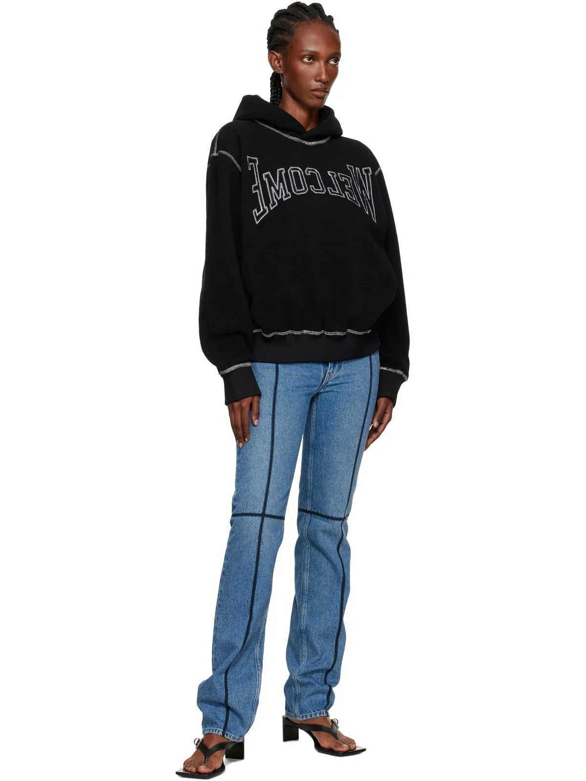 MM6 Maison Margiela 'Welcome' フーディ - 画像4