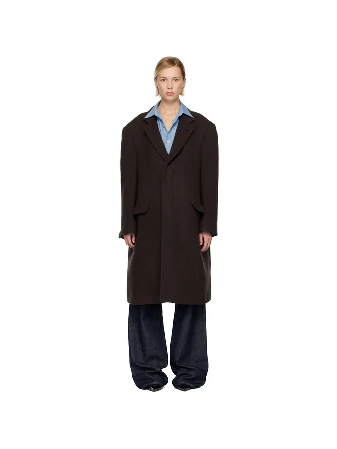 MM6 Maison Margiela MM6 Maison Margiela ドレープ パネル コートの商品画像
