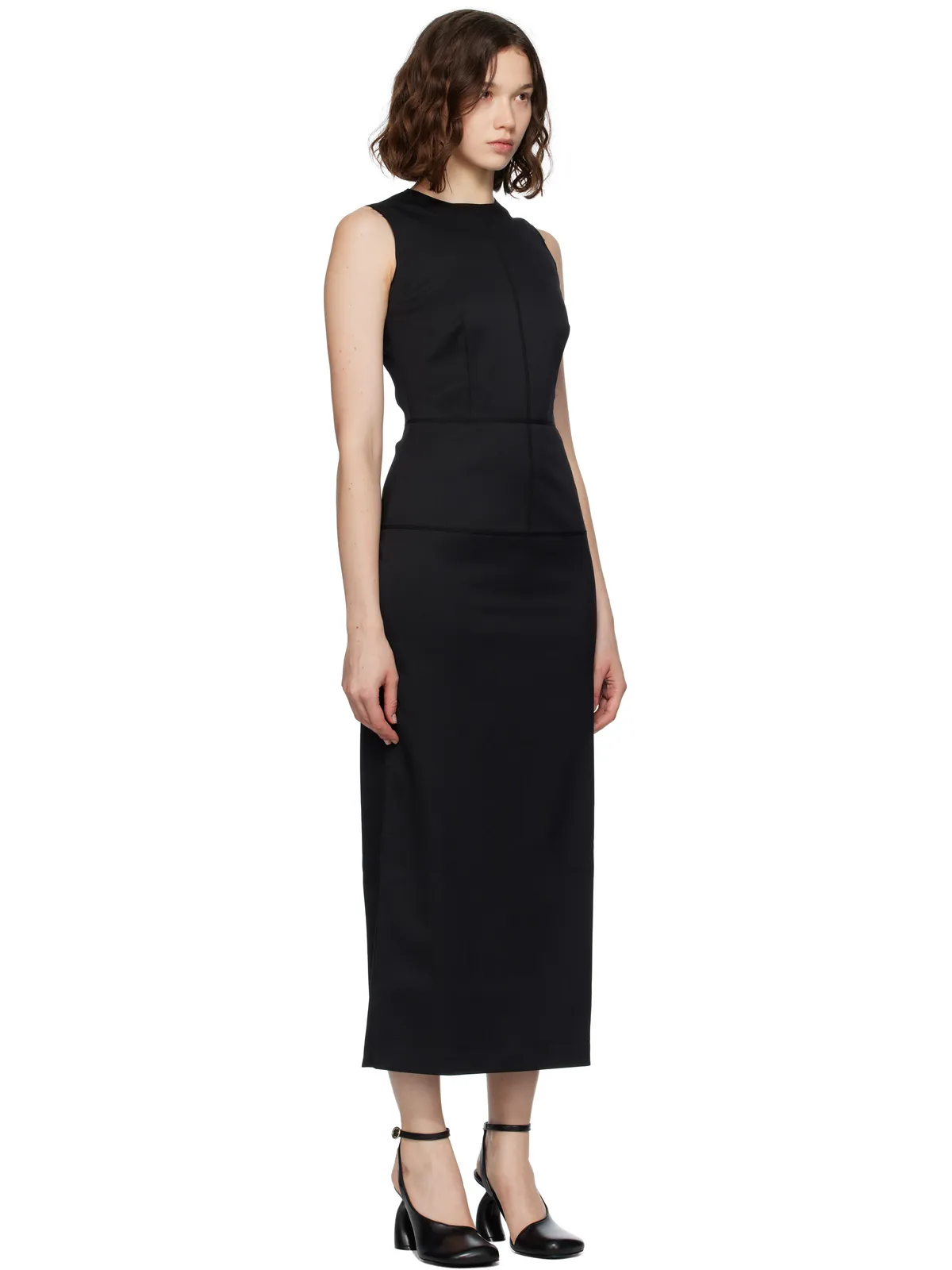 MM6 Maison Margiela Tailoring ウール マキシワンピース - 画像2