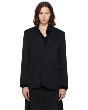 MM6 Maison Margiela ノーカラー ウール テーラードジャケット - サムネイル1