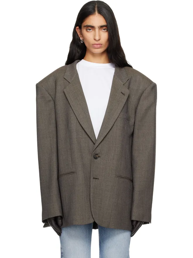 MM6 Maison Margiela MM6 Maison Margiela ウール オーバーサイズ テーラードジャケットの商品画像