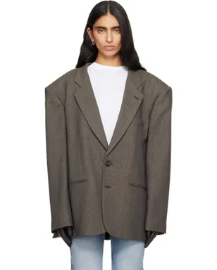 MM6 Maison Margiela ウール オーバーサイズ テーラードジャケット - サムネイル1