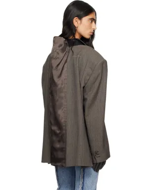MM6 Maison Margiela ウール オーバーサイズ テーラードジャケット - サムネイル3