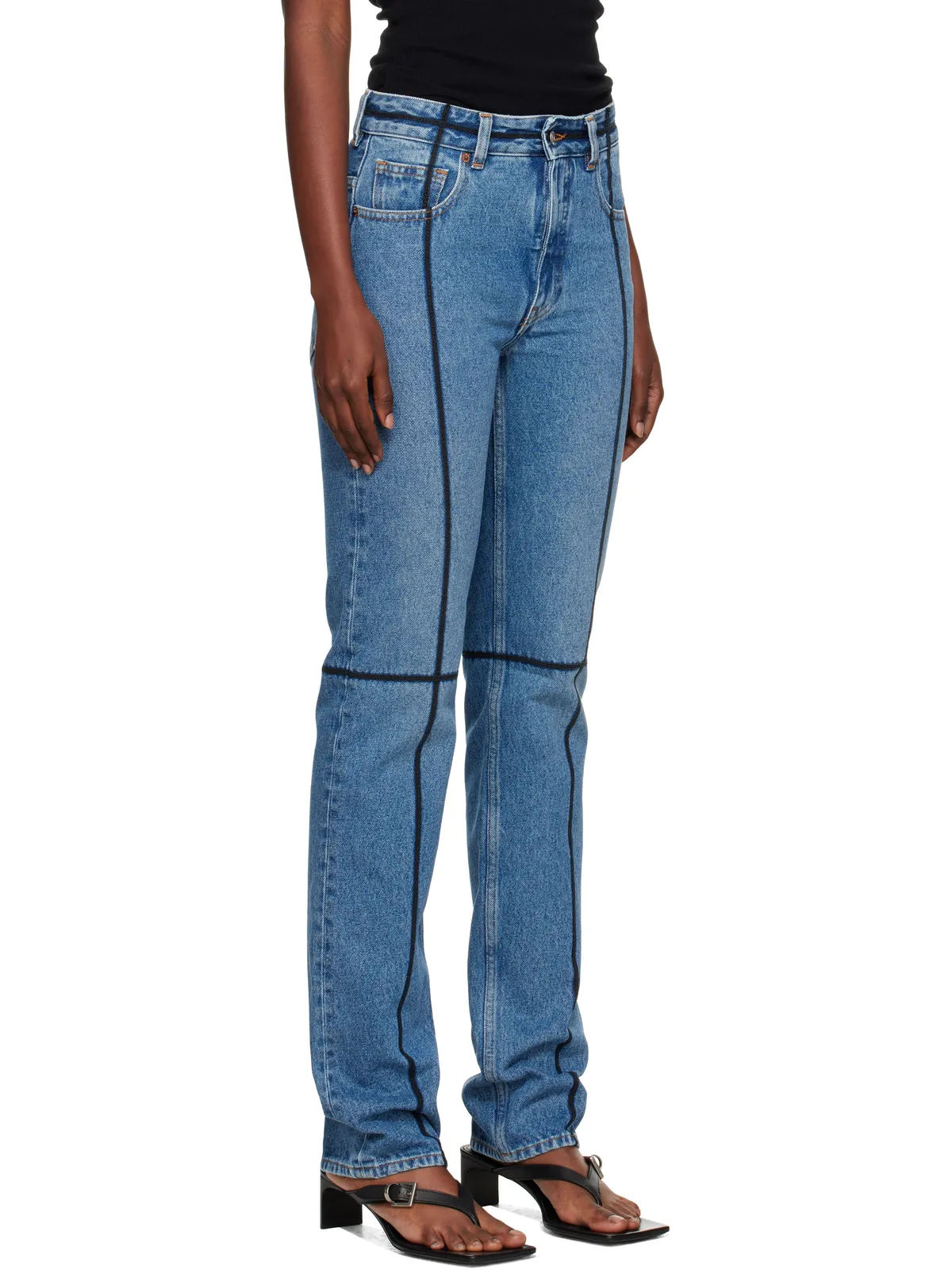 MM6 Maison Margiela ファイブポケット ジーンズ - 画像2