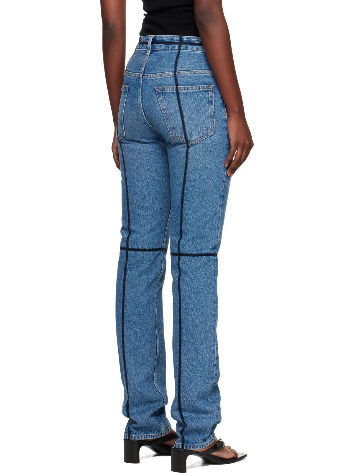 MM6 Maison Margiela ファイブポケット ジーンズ - 画像3