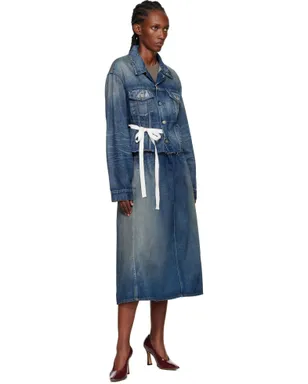 MM6 Maison Margiela クロップド デニムジャケット - サムネイル4