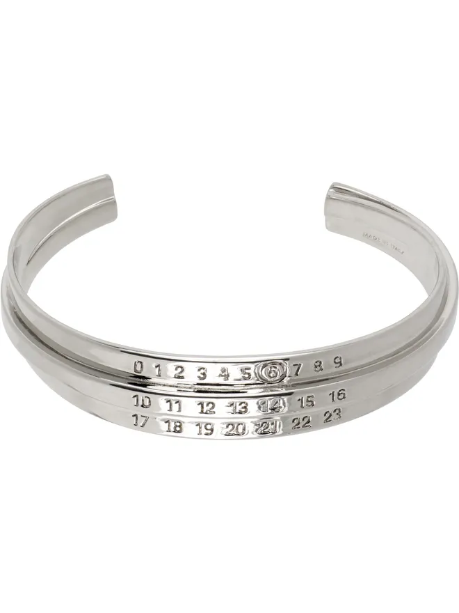 MM6 Maison Margiela MM6 Maison Margiela Triple Logo ブレスレットの商品画像