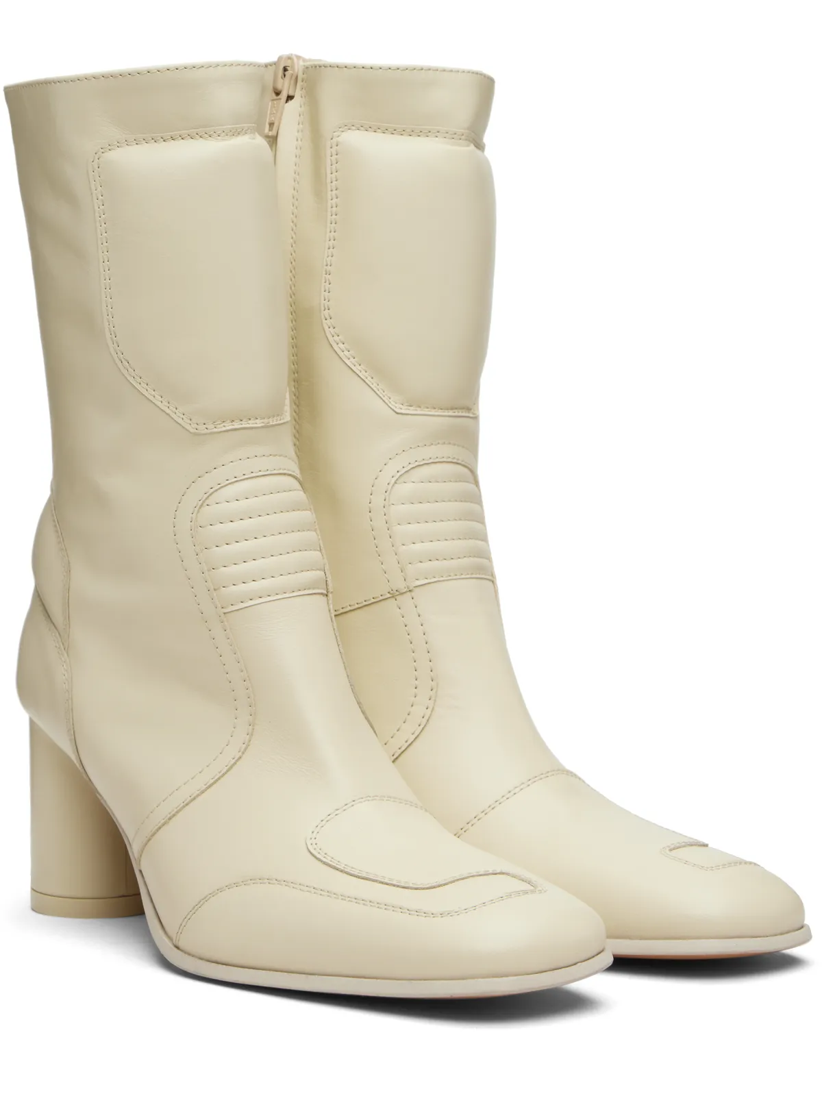 MM6 Maison Margiela Biker アンクルブーツ - 画像4