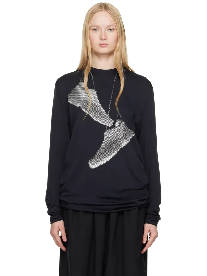 MM6 Maison Margiela MM6 Maison Margiela Salomonエディション Sneaker プリント Tシャツの商品画像