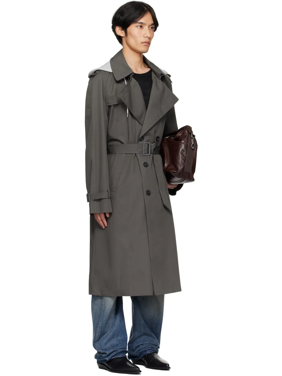 MM6 Maison Margiela ダブルブレスト トレンチコート - 画像2