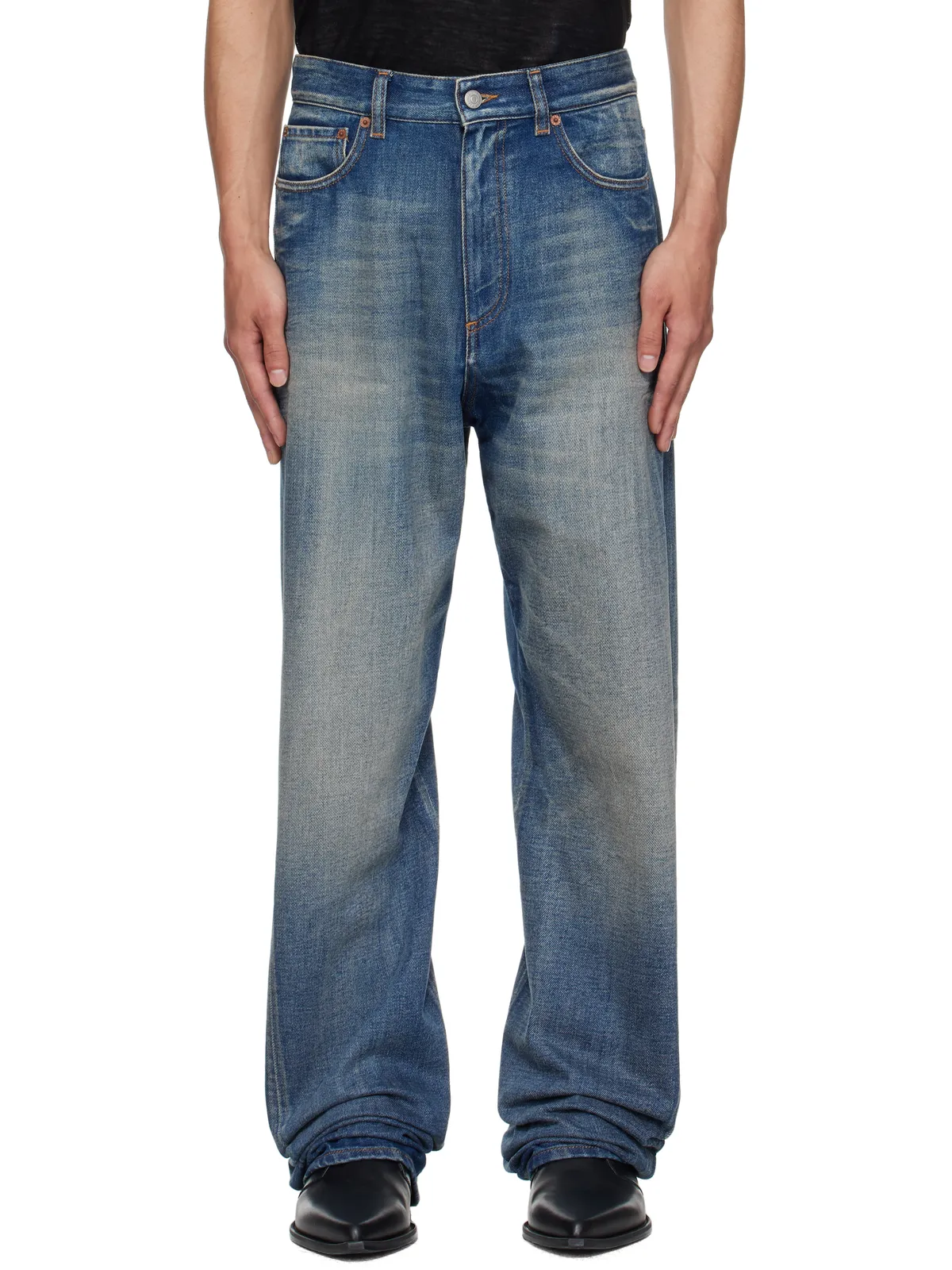 MM6 Maison Margiela ワイドレッグジーンズ - 画像1