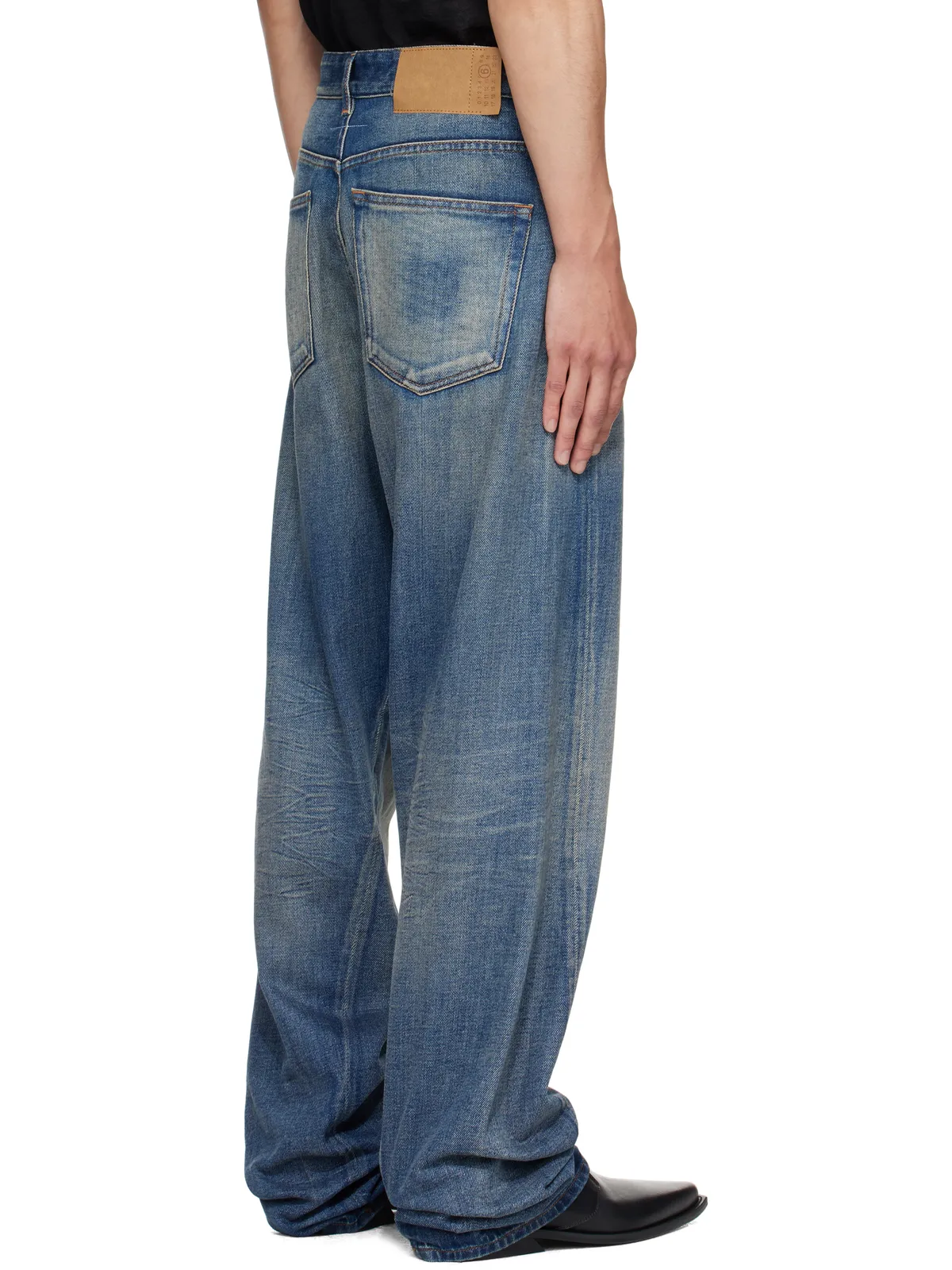 MM6 Maison Margiela ワイドレッグジーンズ - 画像3