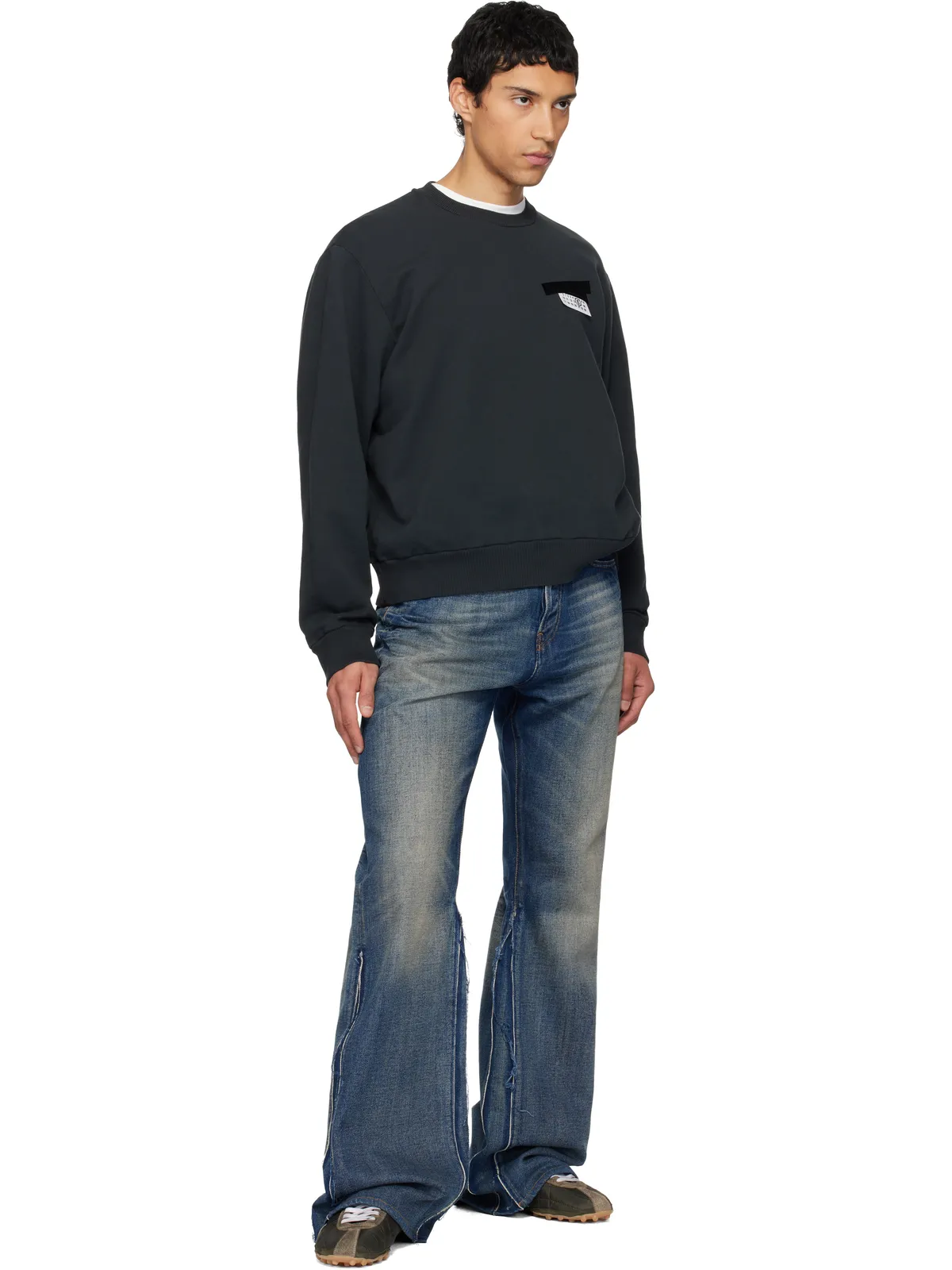 MM6 Maison Margiela フレアジーンズ - 画像4
