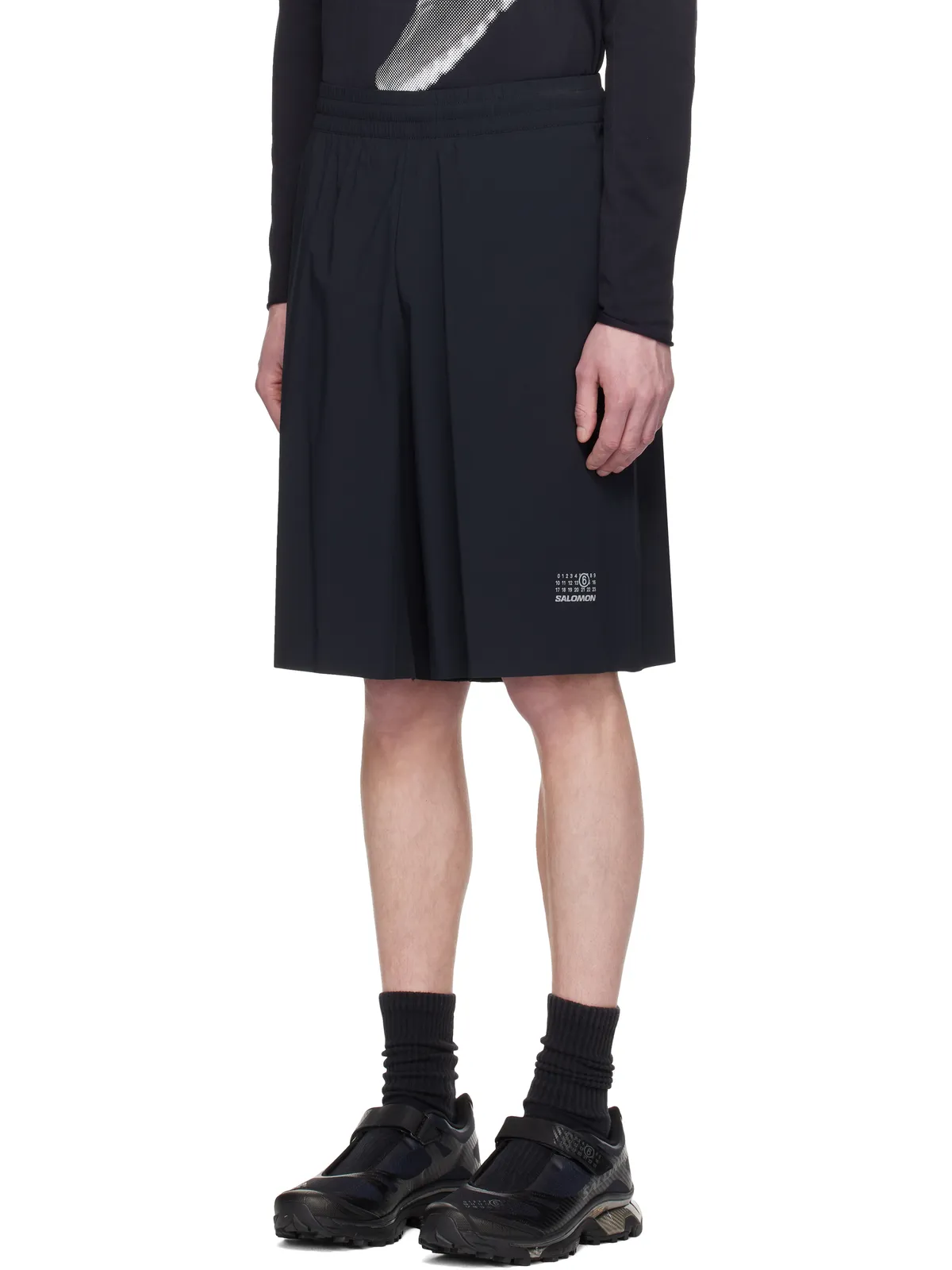 MM6 Maison Margiela Salomonエディション ランニング ショートパンツ - 画像4