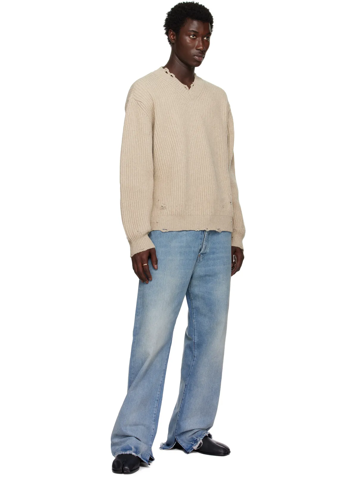 MM6 Maison Margiela Minimal ロゴ リング - 画像3