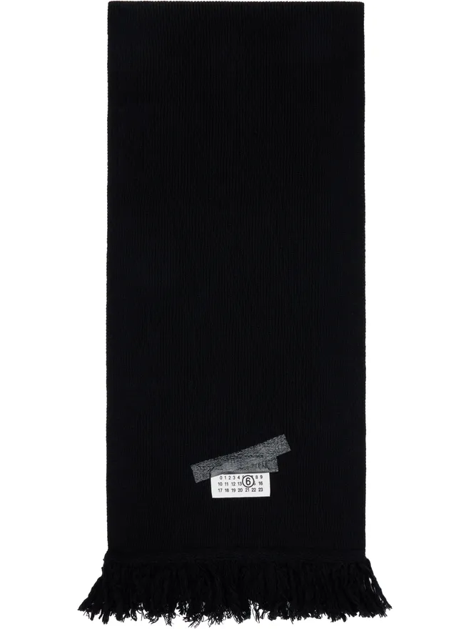 MM6 Maison Margiela MM6 Maison Margiela Taped Label ウール マフラーの商品画像