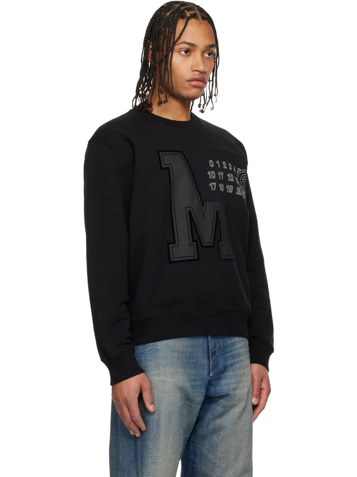 MM6 Maison Margiela ロゴプリント スウェットシャツ - 画像2