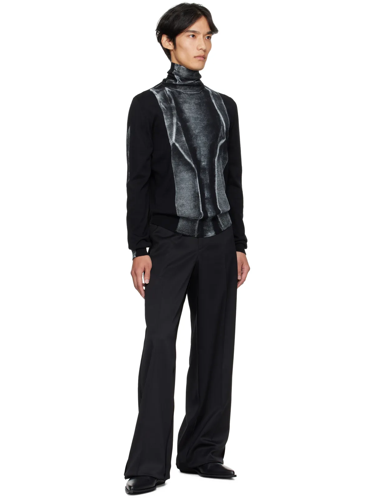 MM6 Maison Margiela Folded Printed 14ゲージ セーター - 画像4