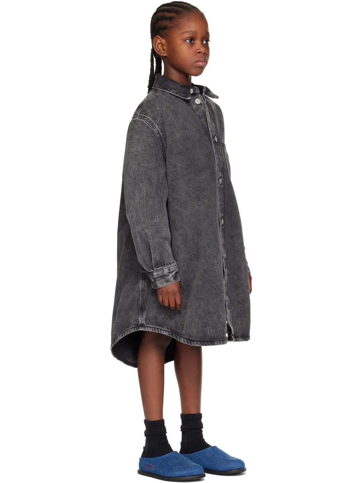 MM6 Maison Margiela キッズ｜ フェード デニムワンピース - 画像2