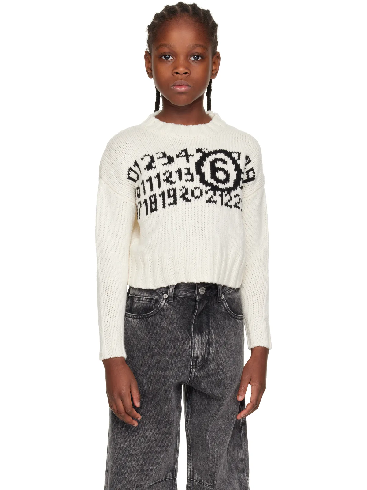 MM6 Maison Margiela キッズ｜ ウール セーター - 画像1