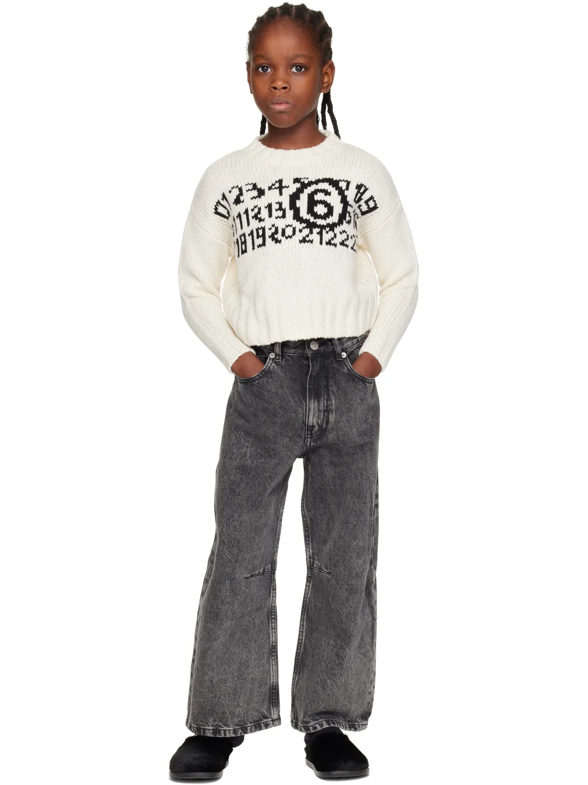 MM6 Maison Margiela キッズ｜ ウール セーター - 画像4