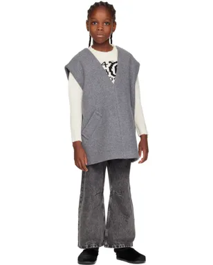 MM6 Maison Margiela キッズ｜ Vネックベスト - サムネイル4