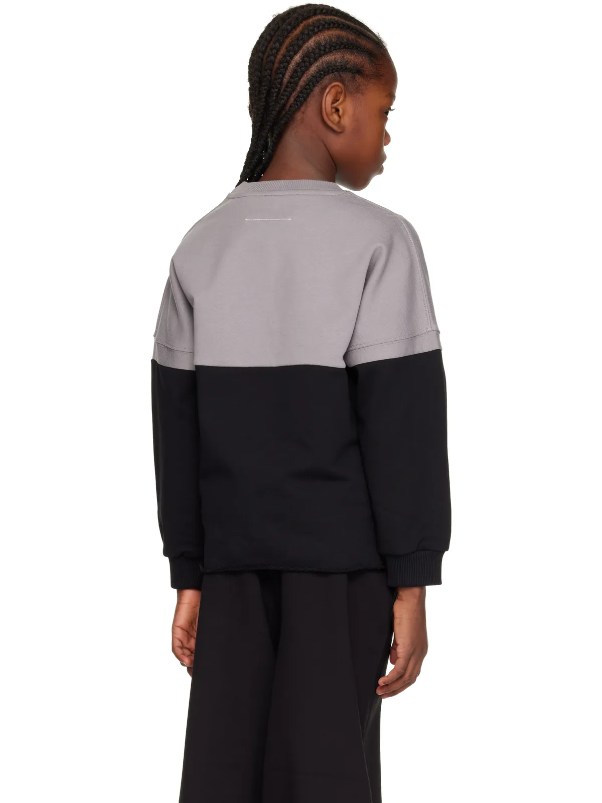 MM6 Maison Margiela キッズ｜ パネル スウェットシャツ - 画像3