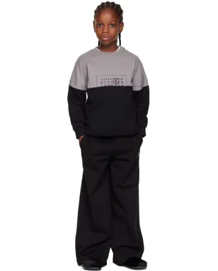 MM6 Maison Margiela キッズ｜ パネル スウェットシャツ - サムネイル4