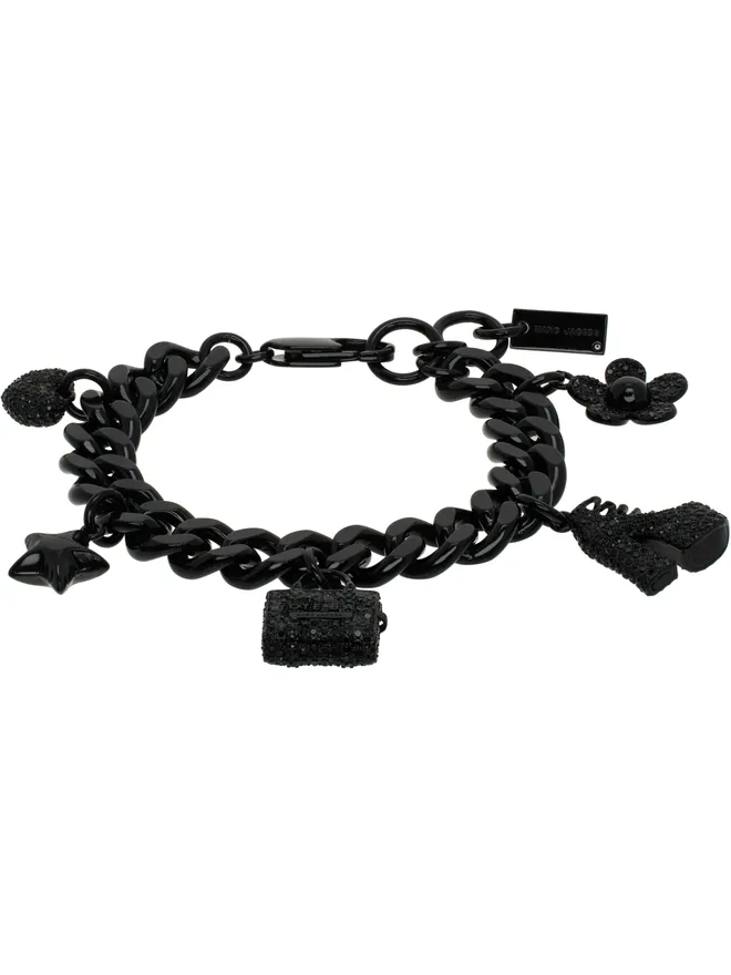 Marc Jacobs Marc Jacobs 'The Pavé Mini Icon Charm' ブレスレットの商品画像
