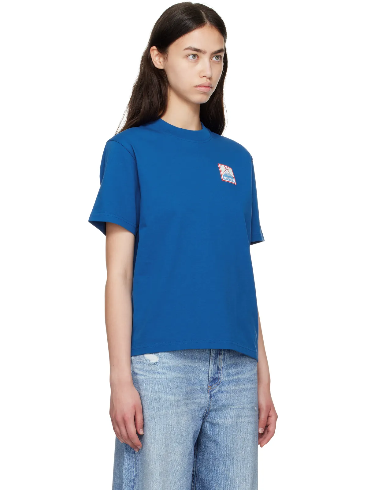 Casablanca Mount Fuji ラバー パッチ Tシャツ - 画像2
