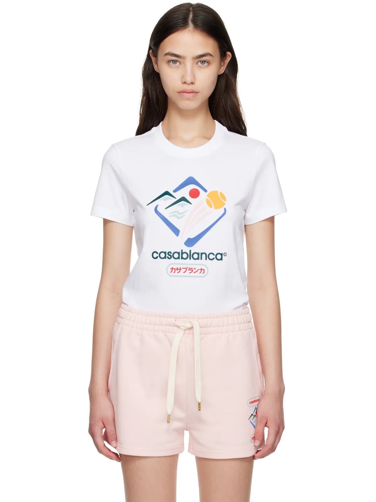 Casablanca 'Casablanca' Montagne Sportif Tシャツ - 画像1