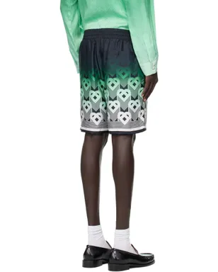 Casablanca Gradient Monogram シルク ショートパンツ - サムネイル3