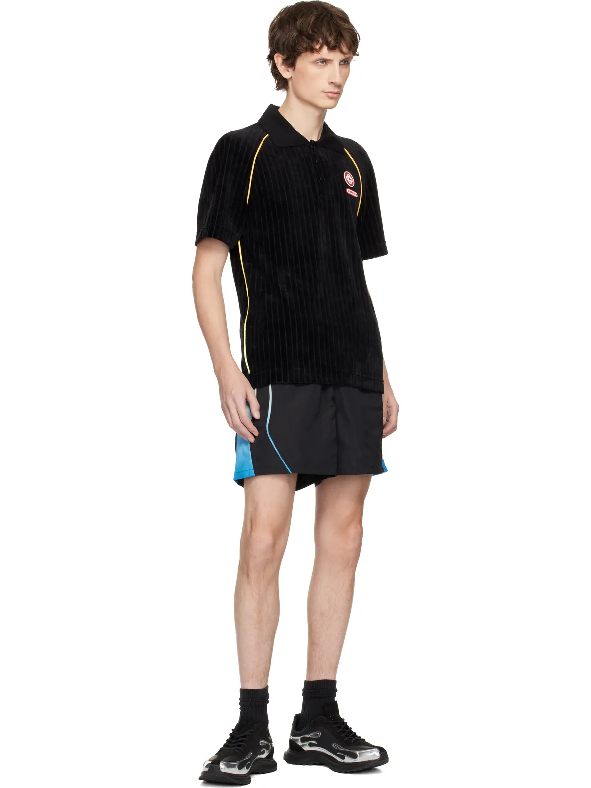 Casablanca Football グラデーション ショートパンツ - 画像4