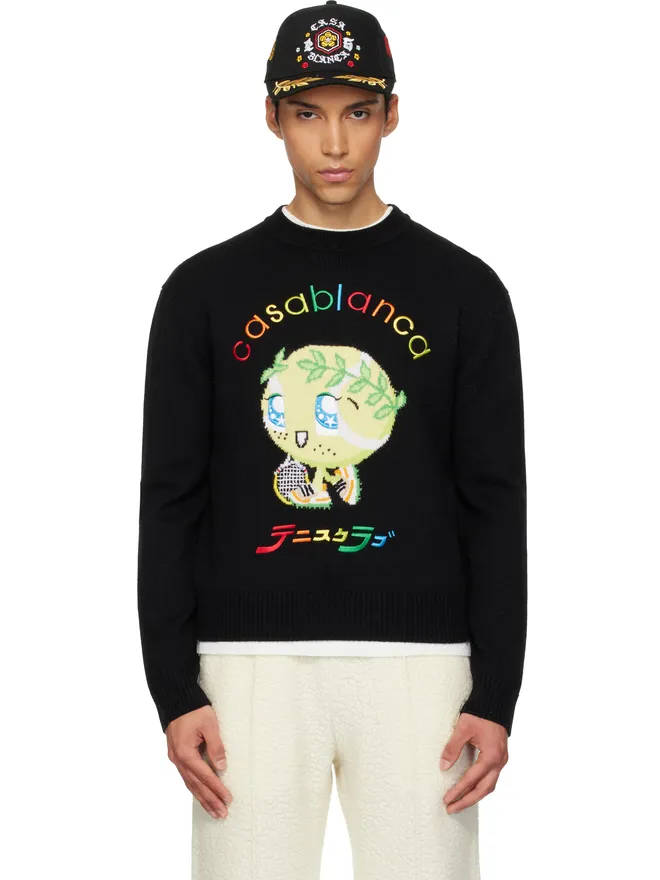 Casablanca Casablanca Character Intarsia クルーネックセーターの商品画像