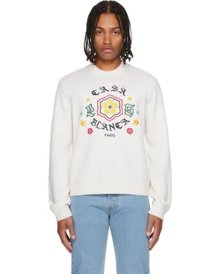 Casablanca Emblem Merino Knit クルーネック セーター - サムネイル1